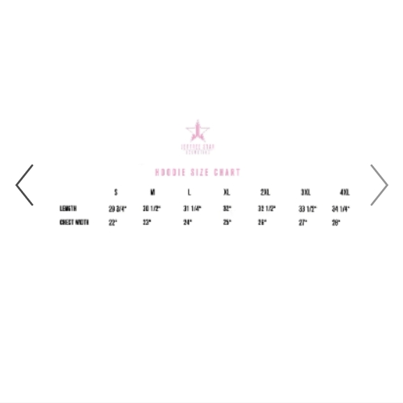 Be Yourself Jeffree Star Hoodie Size Large - Picture 3 of 3